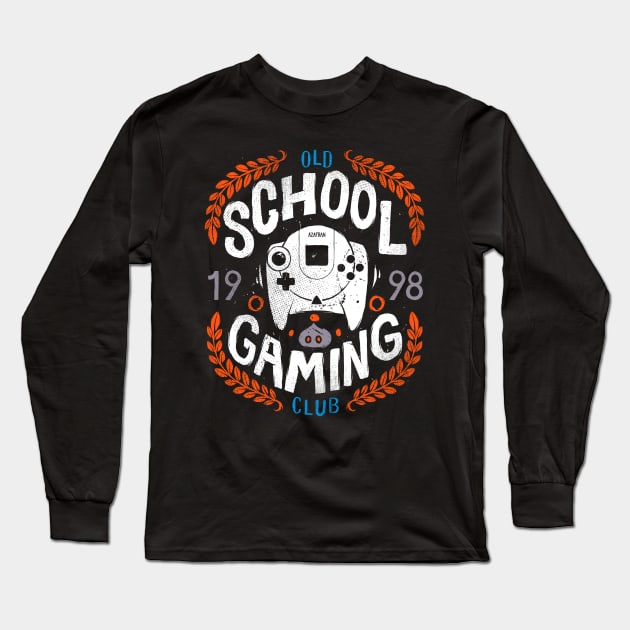 Old School Gaming Club - Dreamcast Long Sleeve T-Shirt by Azafran